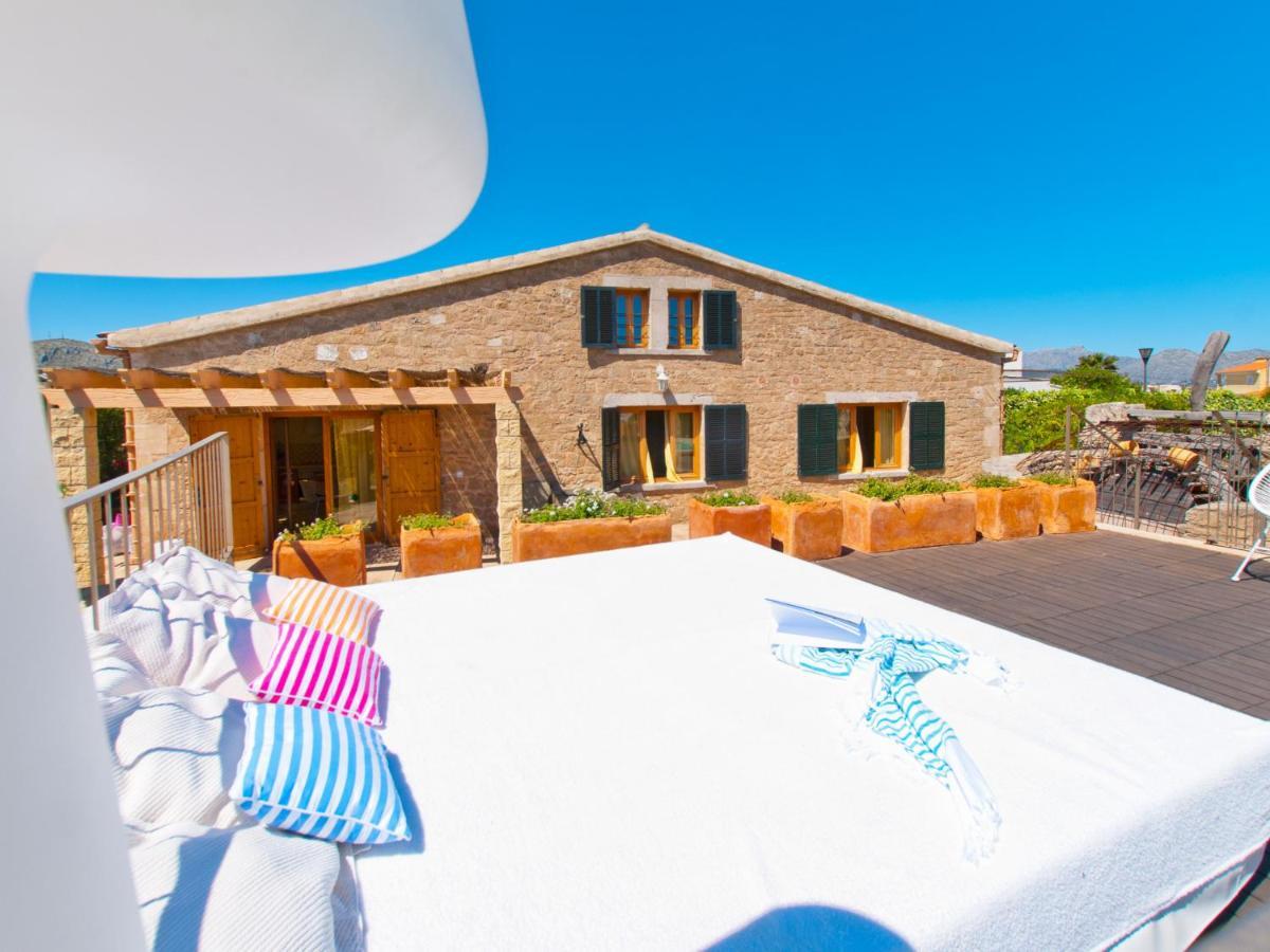 Villa Barcares Petit, Piscina, Jardines Junto A Playa En Alcudia Kültér fotó