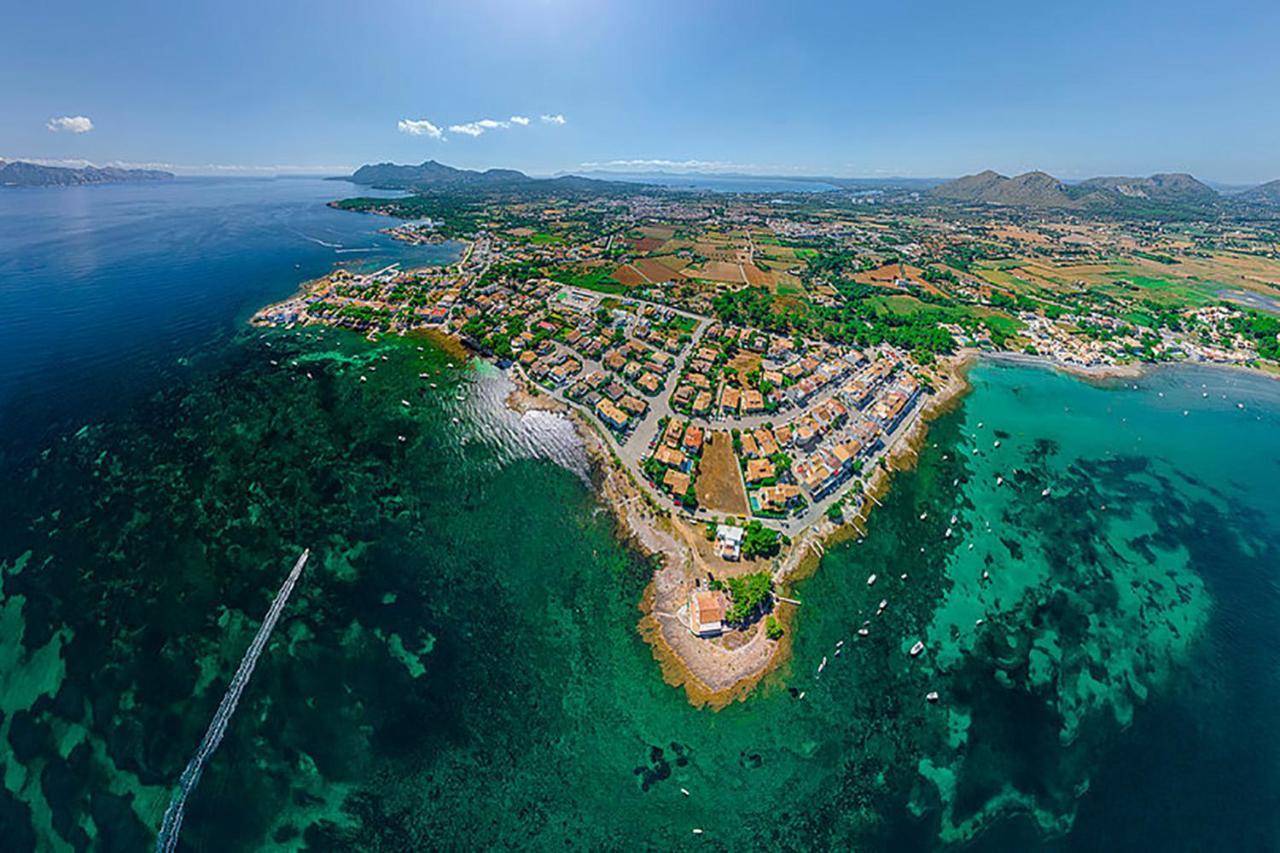 Villa Barcares Petit, Piscina, Jardines Junto A Playa En Alcudia Kültér fotó
