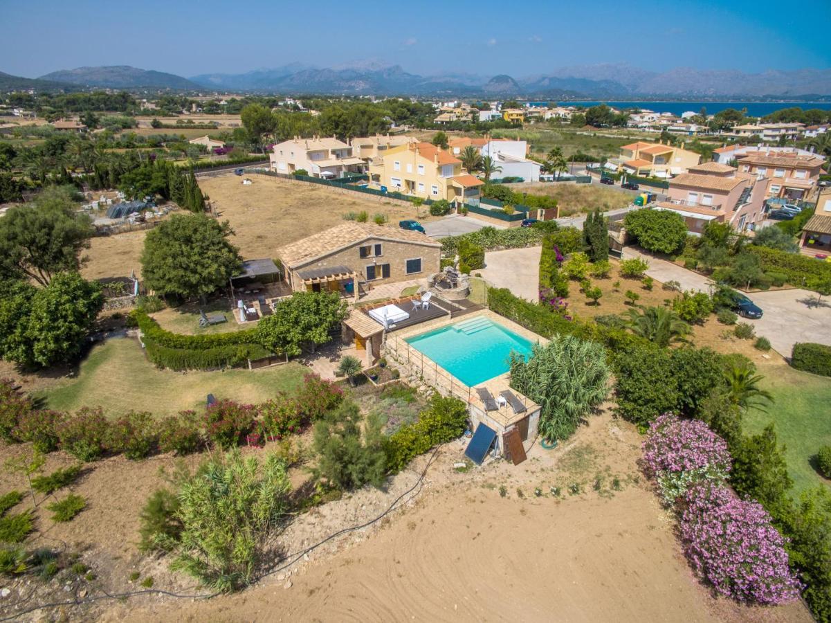 Villa Barcares Petit, Piscina, Jardines Junto A Playa En Alcudia Kültér fotó